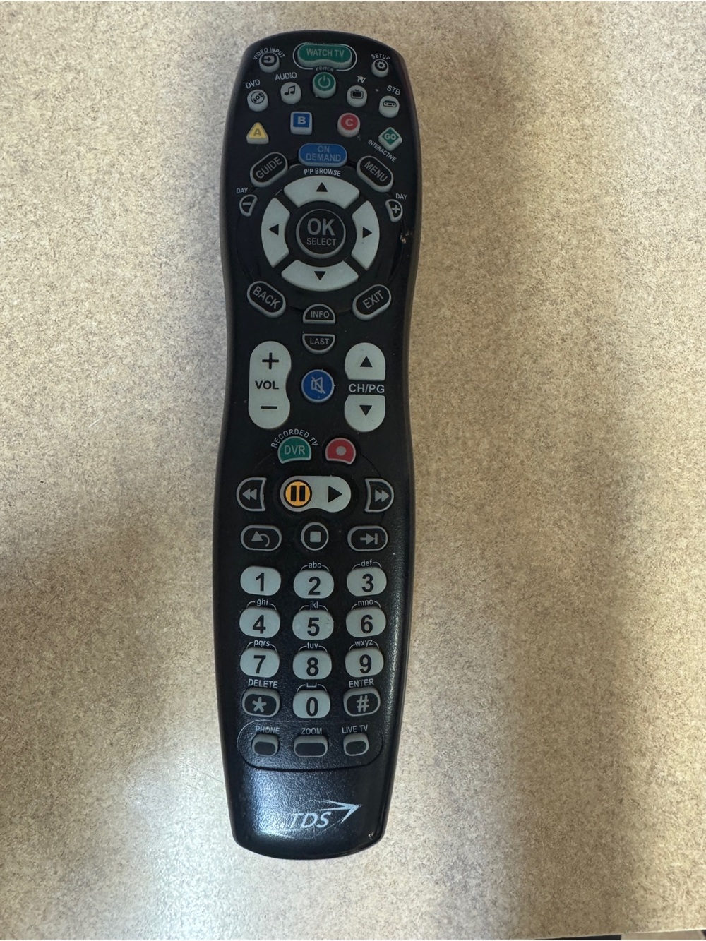 Mediacom 2025B2-BB Universal On Demand Remote Control